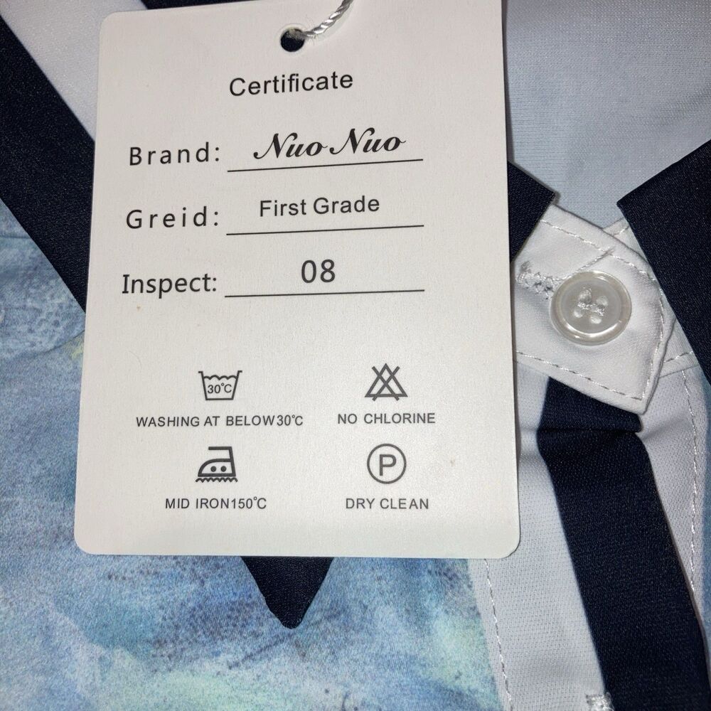 nuo nuo women’s blouse XL nautical button down all over print - Picture 8 of 8